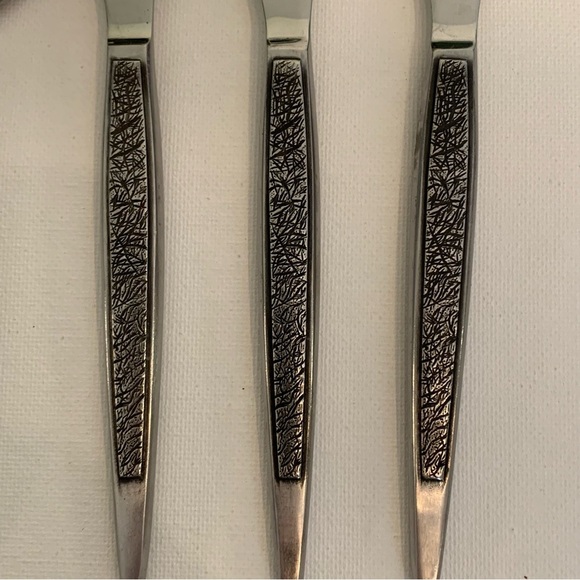 Vintage Arthur Salm AS Japan Stainless Dinner Knives Knife & Spoon Set MCM ASF3 - Picture 3 of 8